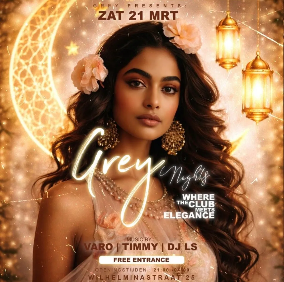 Flyer van Grey Nights bij Club Grey