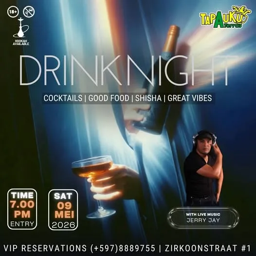 Flyer of DRINK NIGHT at Tap A Uku