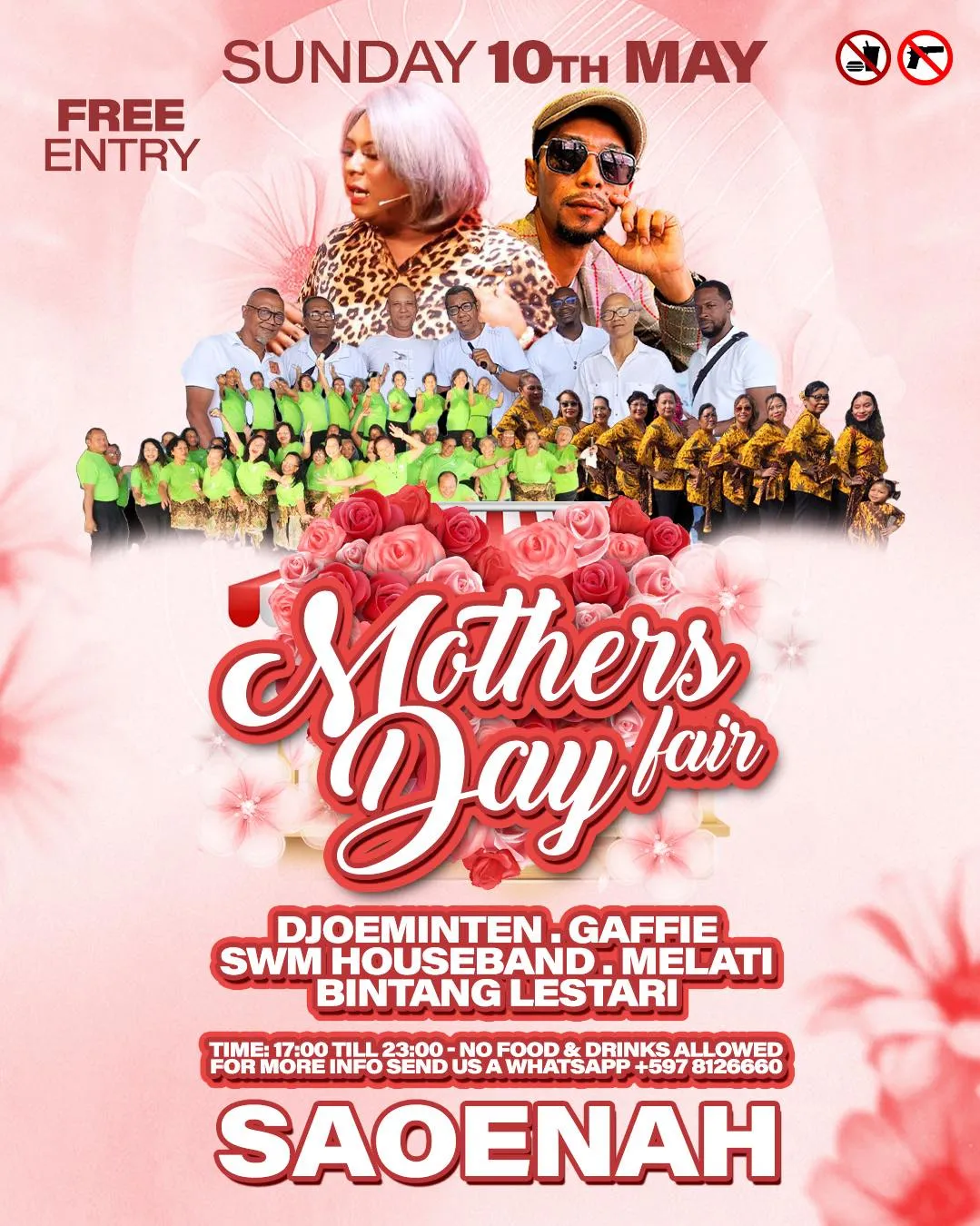 Flyer of Mothers Day Fair at Saoenah
