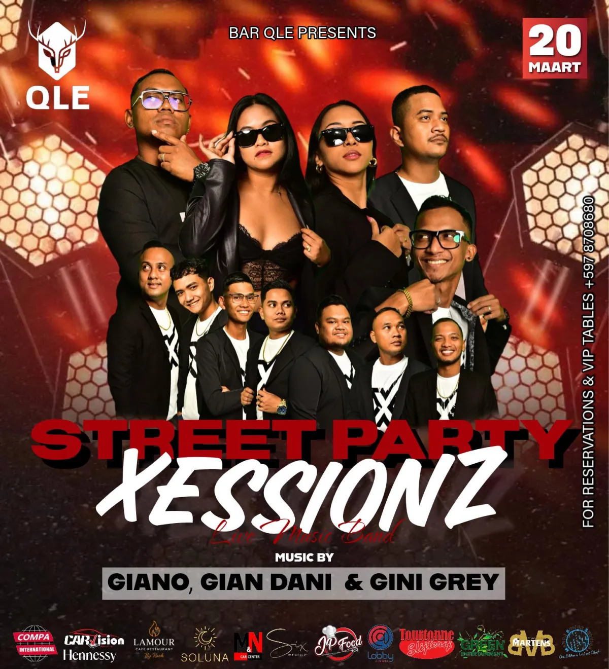 Flyer of STREET PARTY XESSIONZ at QLE
