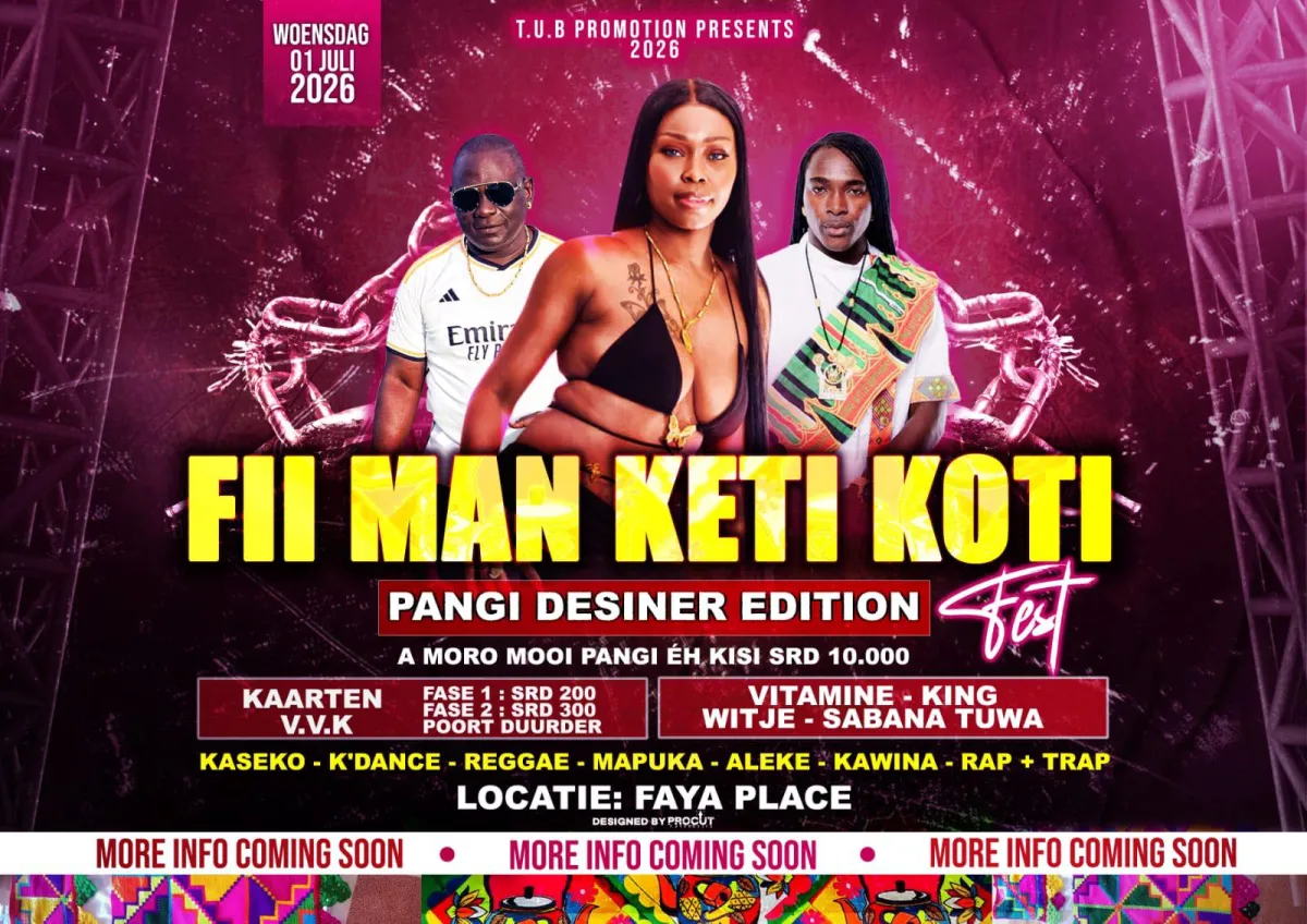 Flyer of FII MAN KETI KOTI Fest at Faya Bar Place