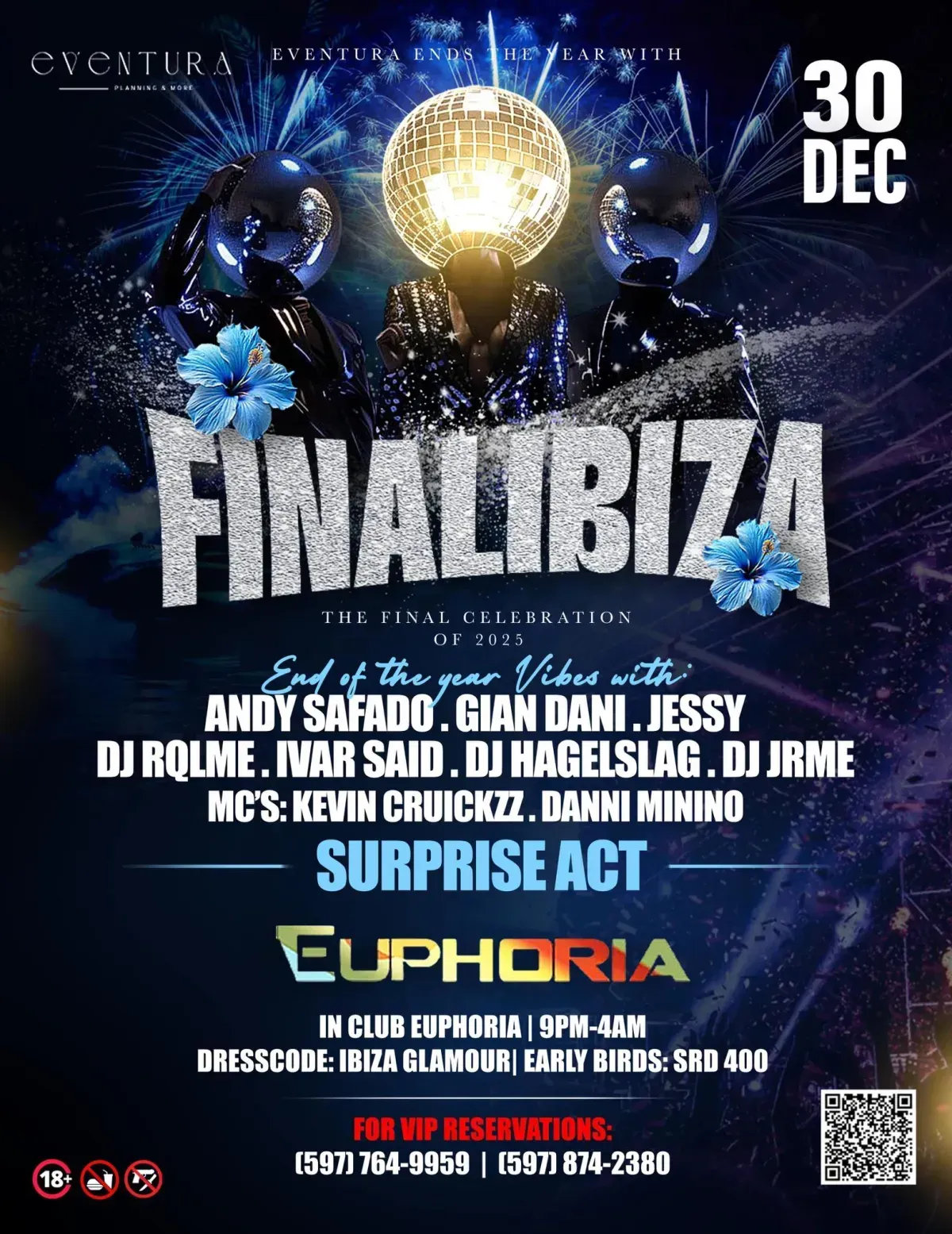 Flyer van Finalibiza bij Club Euphoria