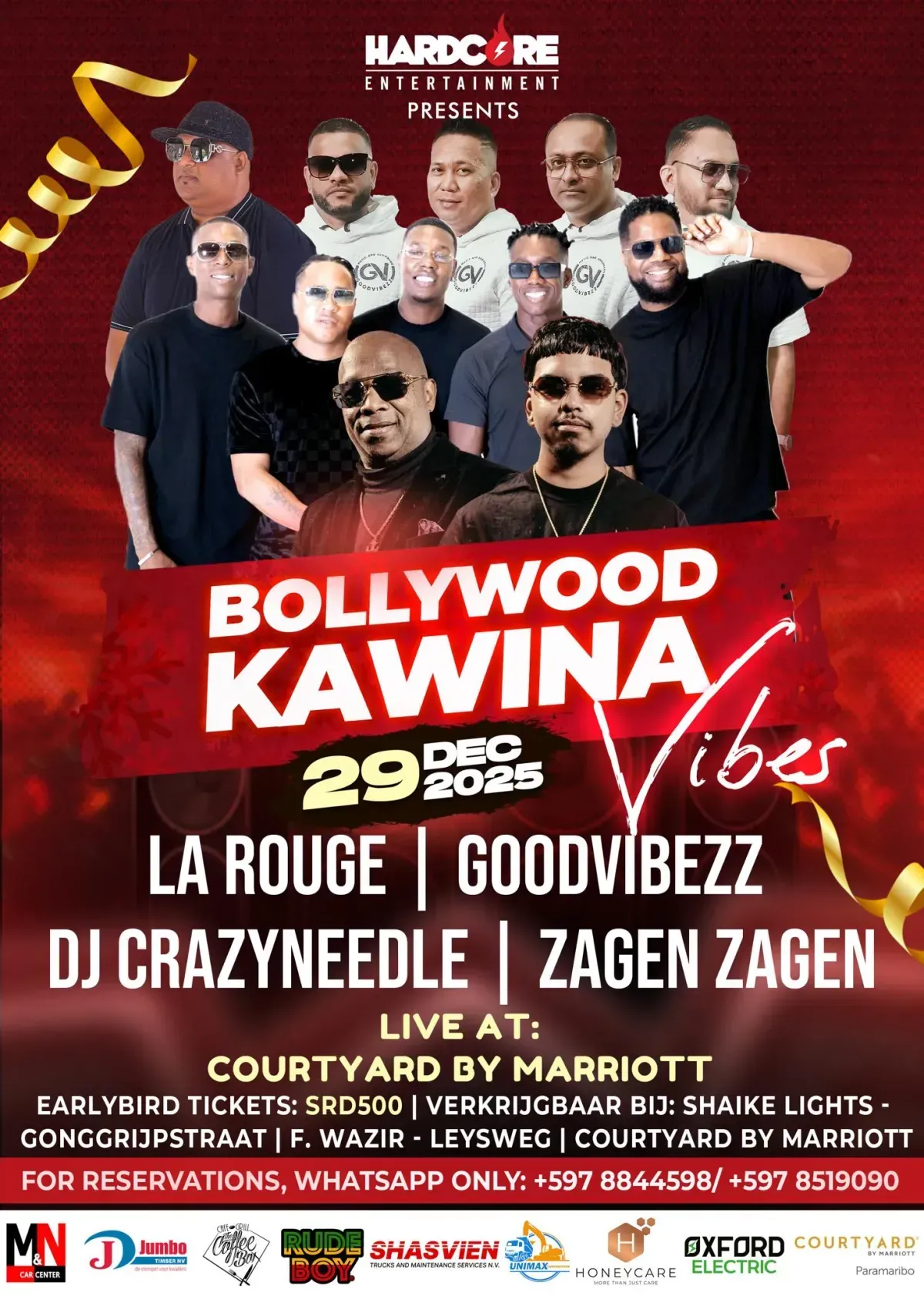 Flyer van Bollywood Kawina Vibes bij Courtyard by Marriott