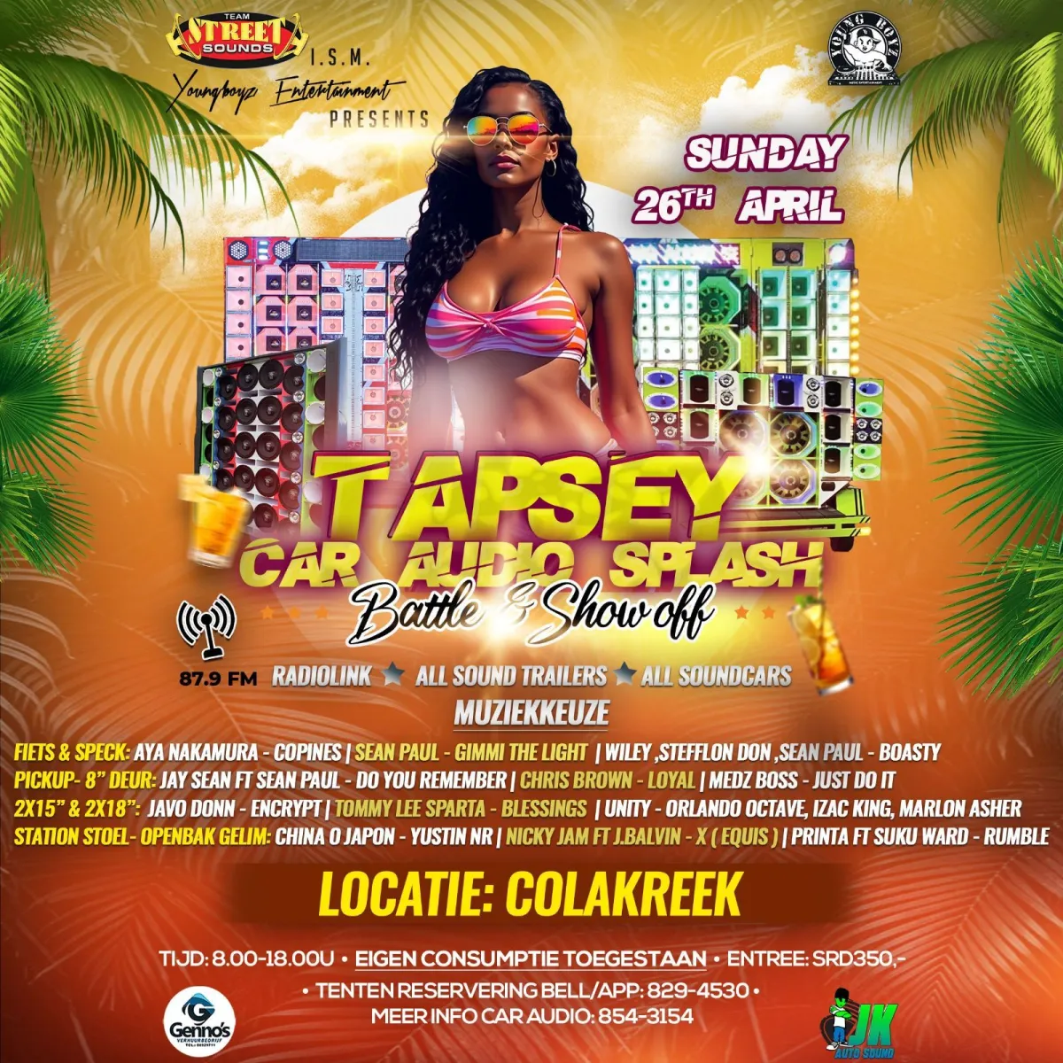 Flyer van TAPSEY CAR AUDIO SPLASH bij Colakreek