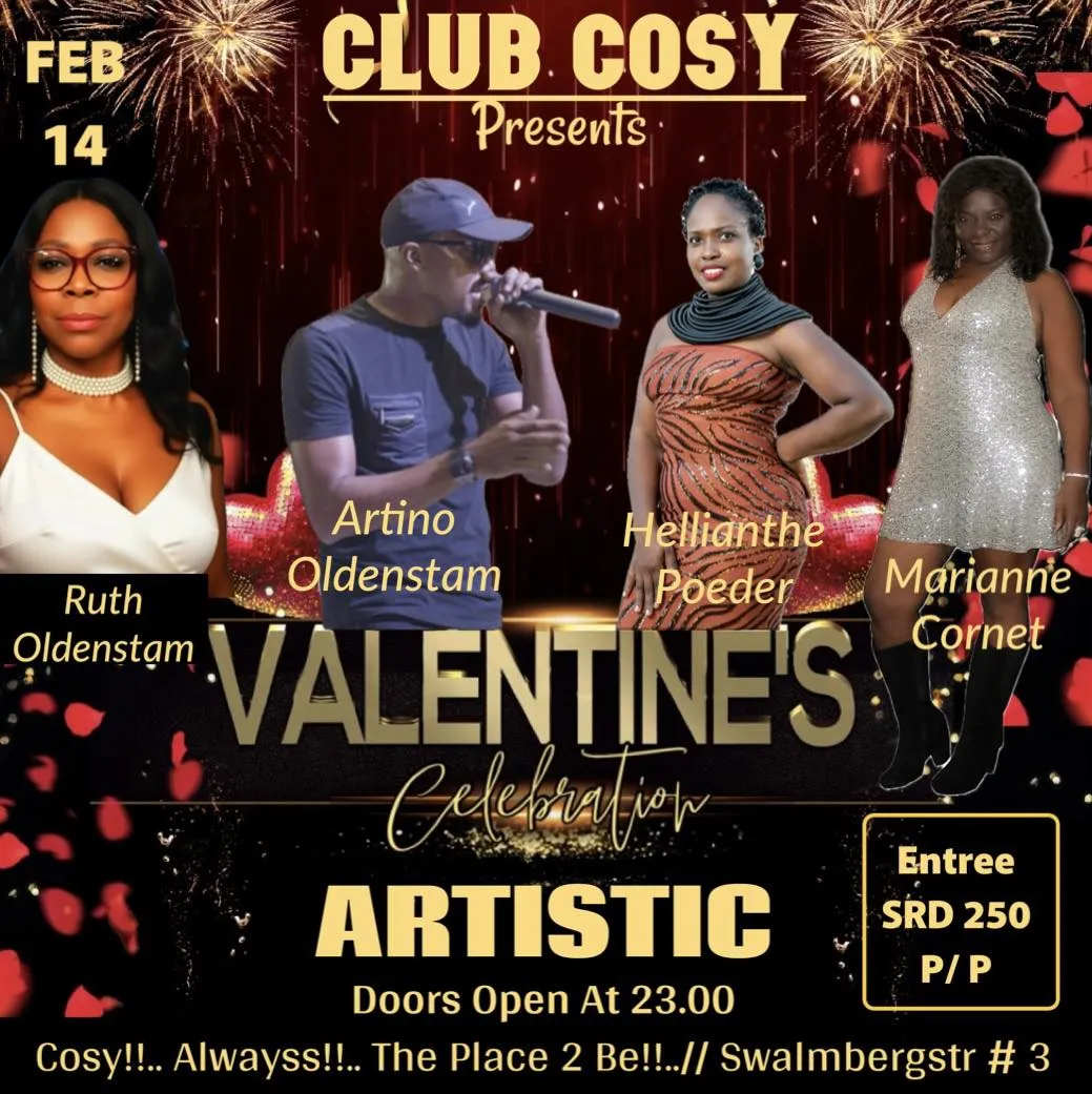 Flyer van Valentine's Celebration bij Club Cosy