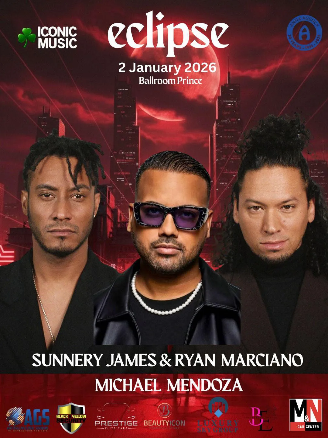 Flyer of Eclipse at Ballroom Prince