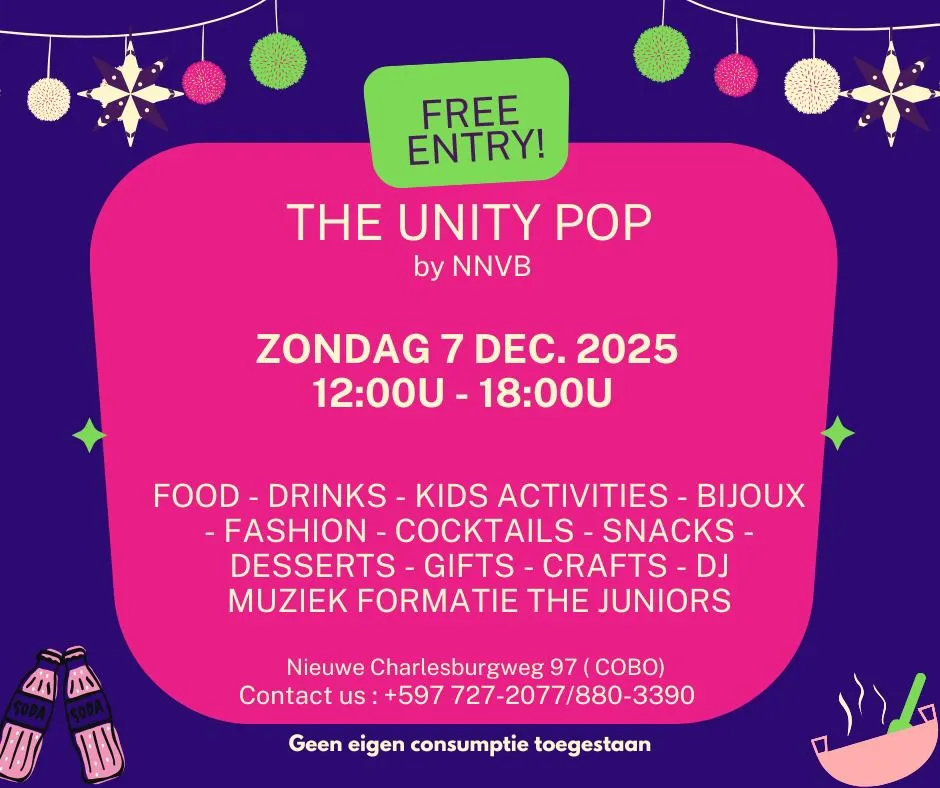 Flyer of THE UNITY POP at COBO