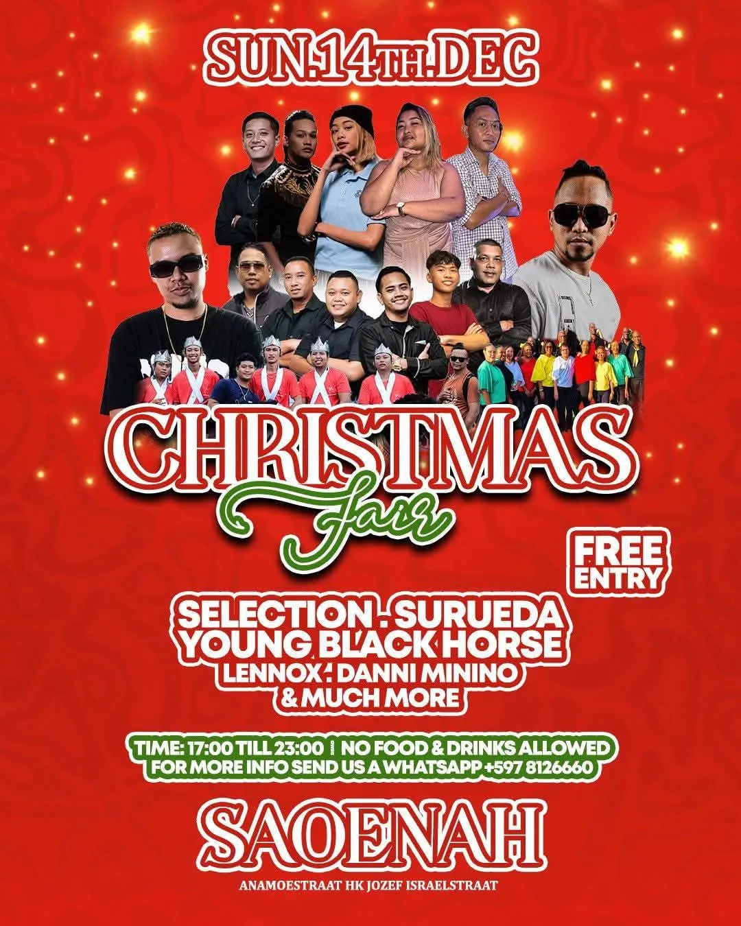 Flyer of Christmas Fair at Saoenah