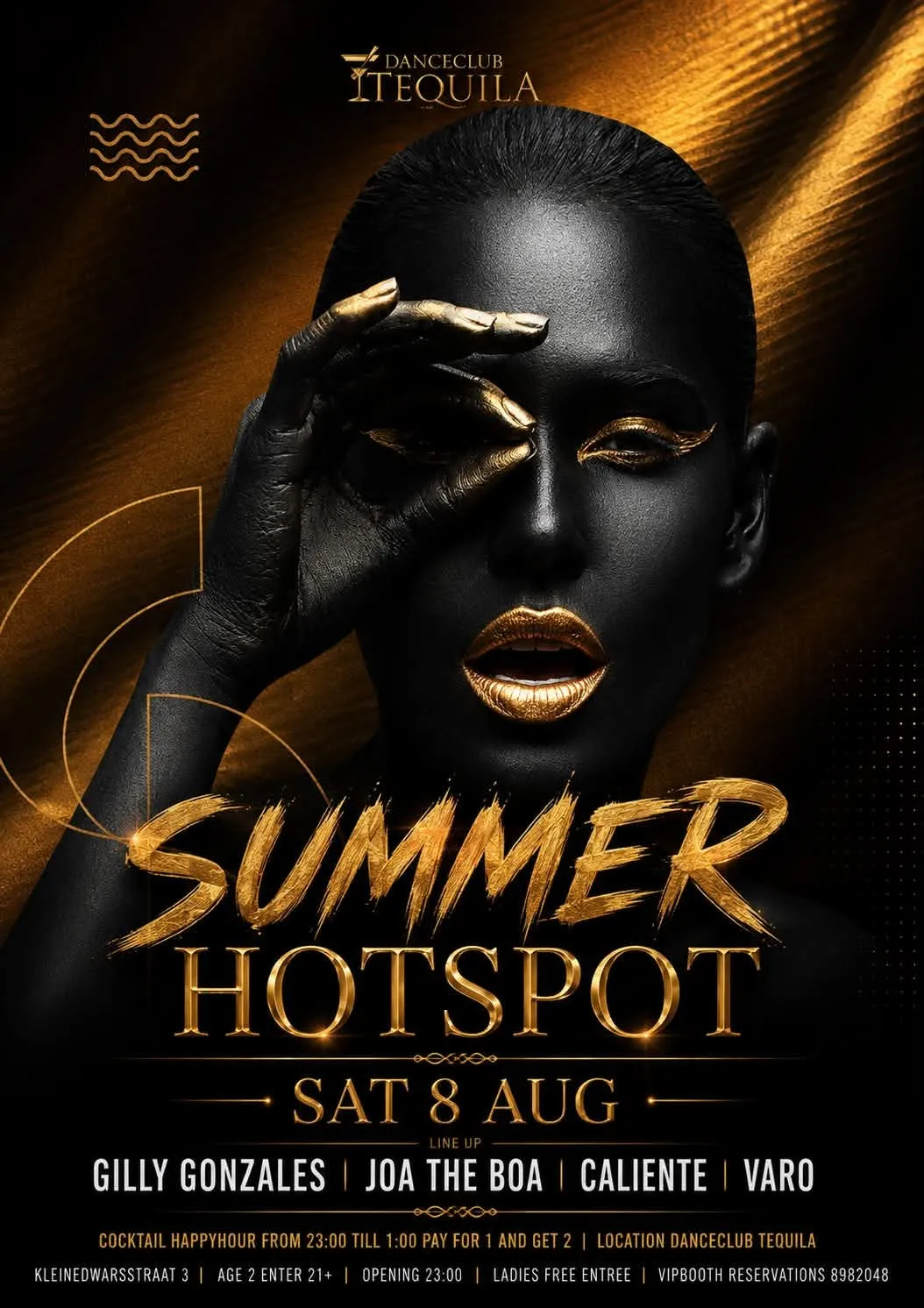 Flyer van SUMMER HOTSPOT bij Danceclub Tequila