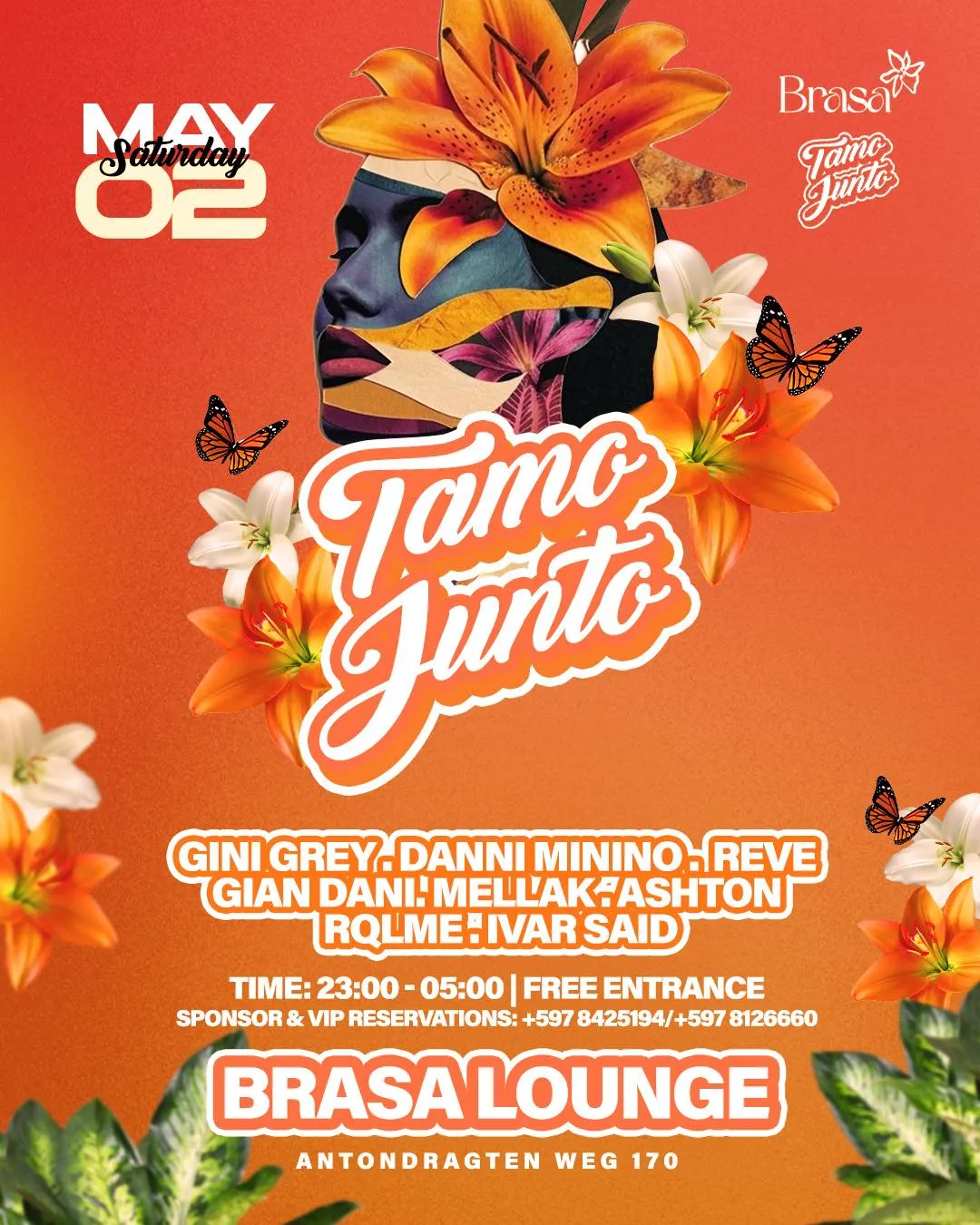 Flyer van Tamo Junto bij BRASA