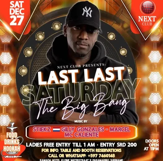 Flyer of Last Last Saturday: The Big Bang at Next Club