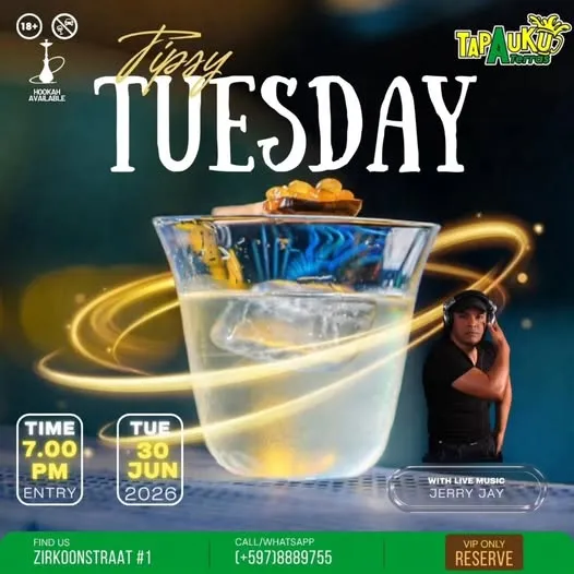 Flyer of Tippy Tuesday at Tap A Uku